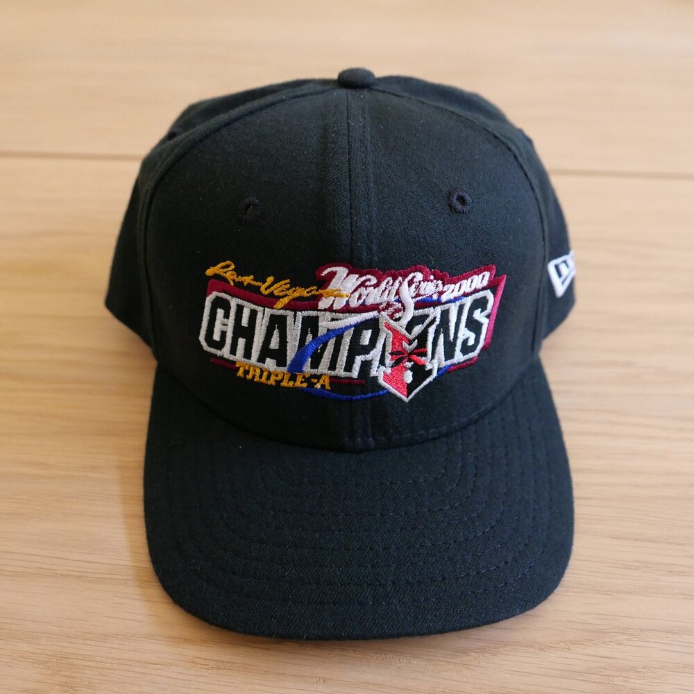 Vintage Snapback Cap // New Era 2000 Triple-A World Series Champions Hat